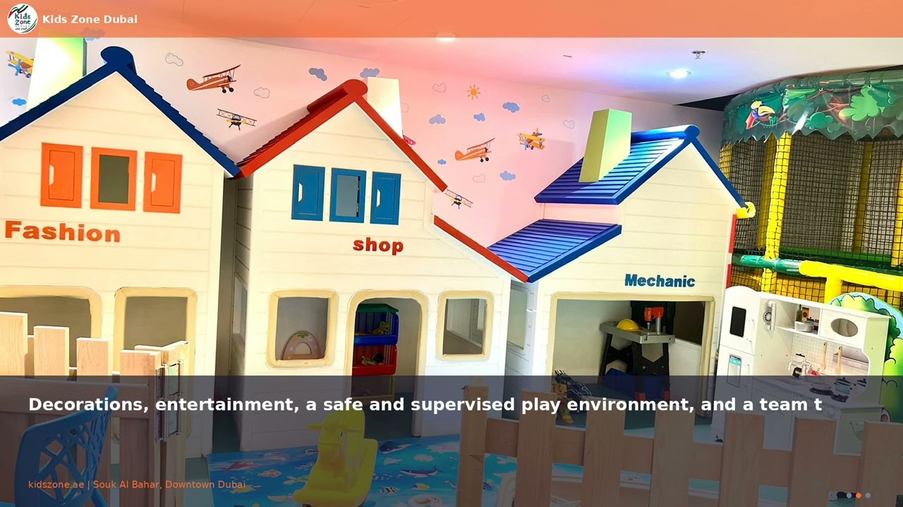 Best Birthday Party Venue Dubai | Kids Zone Downtown