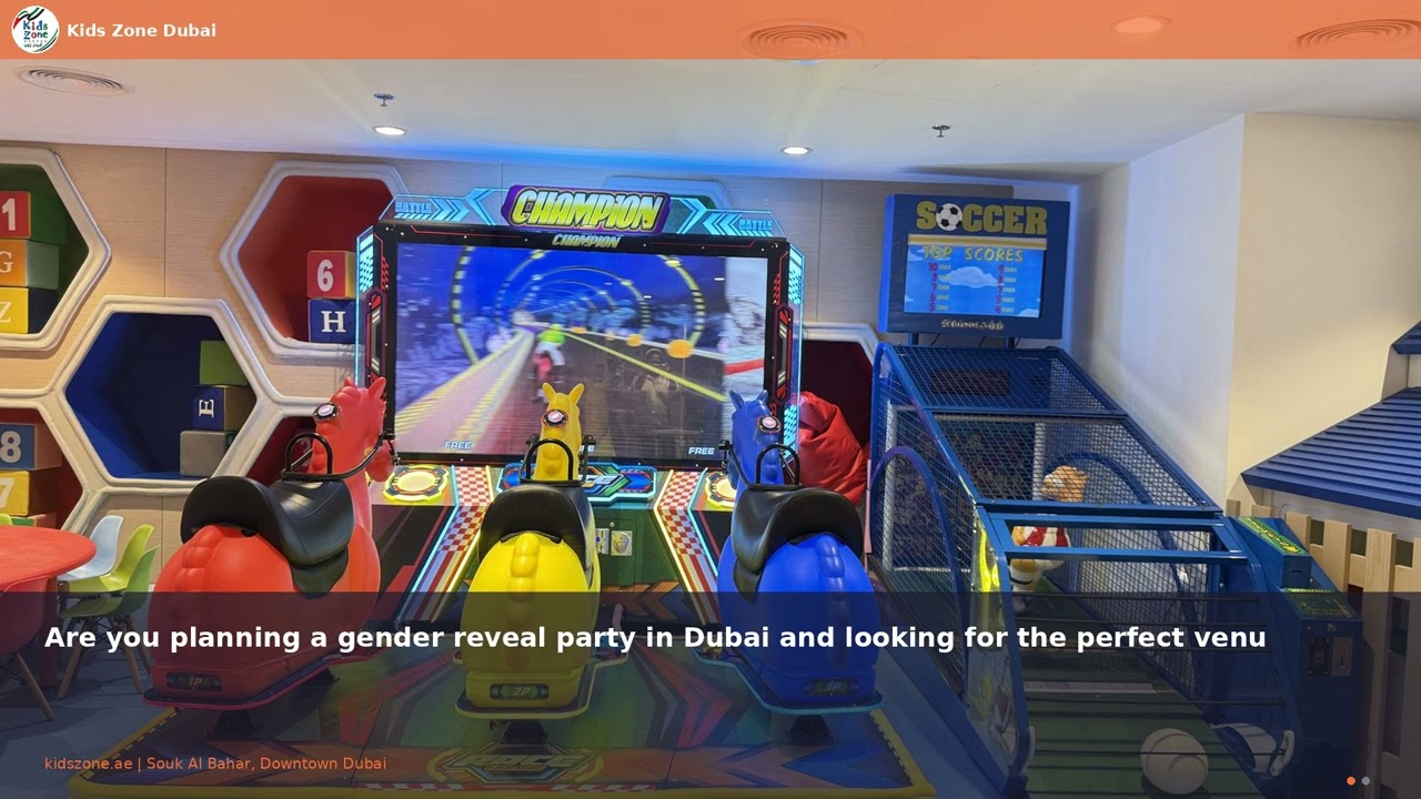 Best Gender Reveal Party Venue Dubai | Kids Zone