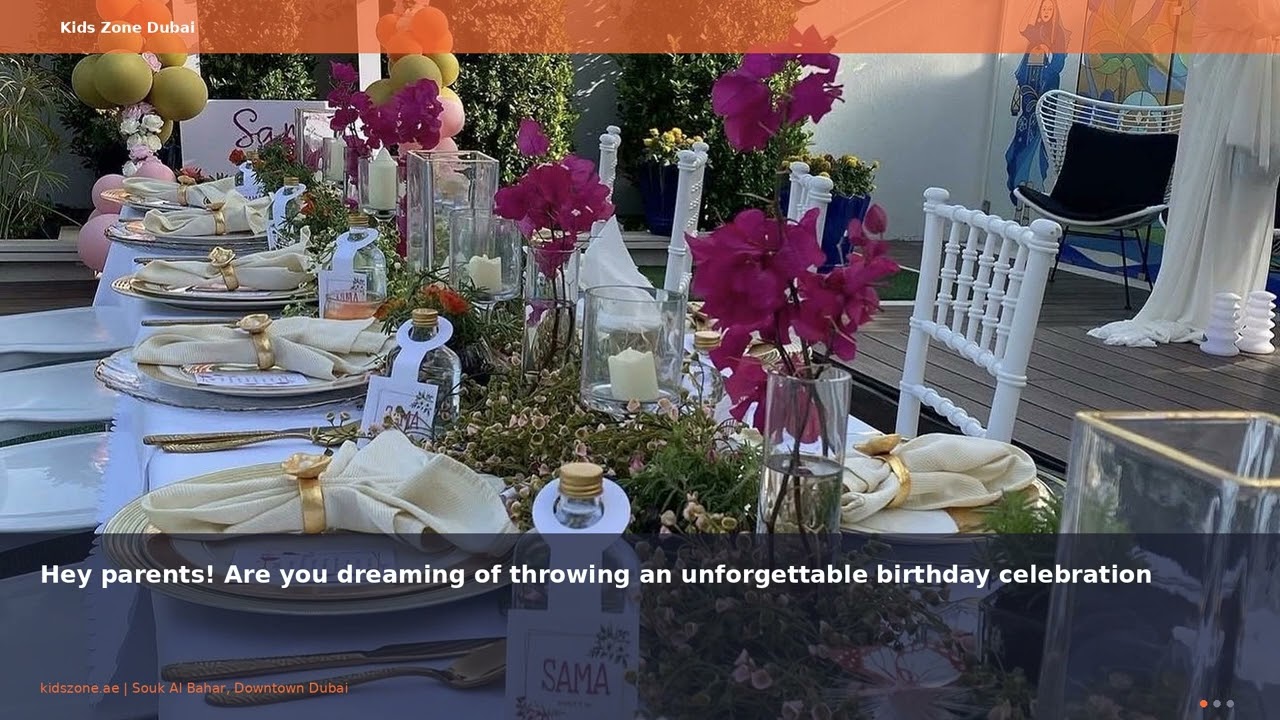 Mobile Birthday Party Dubai: Celebrate Anywhere with Kids Zone