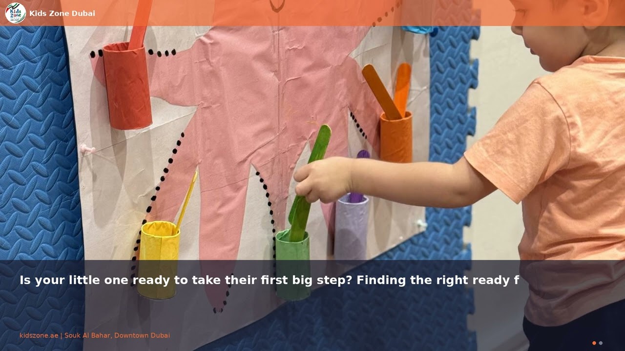Ready for School Playgroup Dubai | Kids Zone Dubai