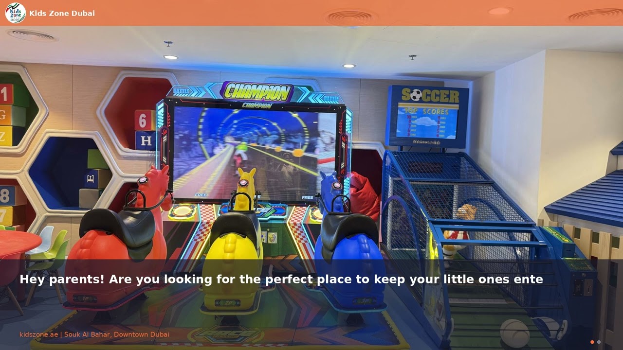 Souk Al Bahar Kids Activities at Kids Zone Dubai