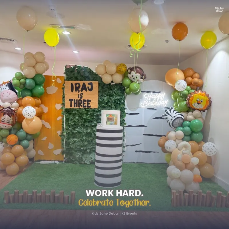 Happy families at Kids Zone