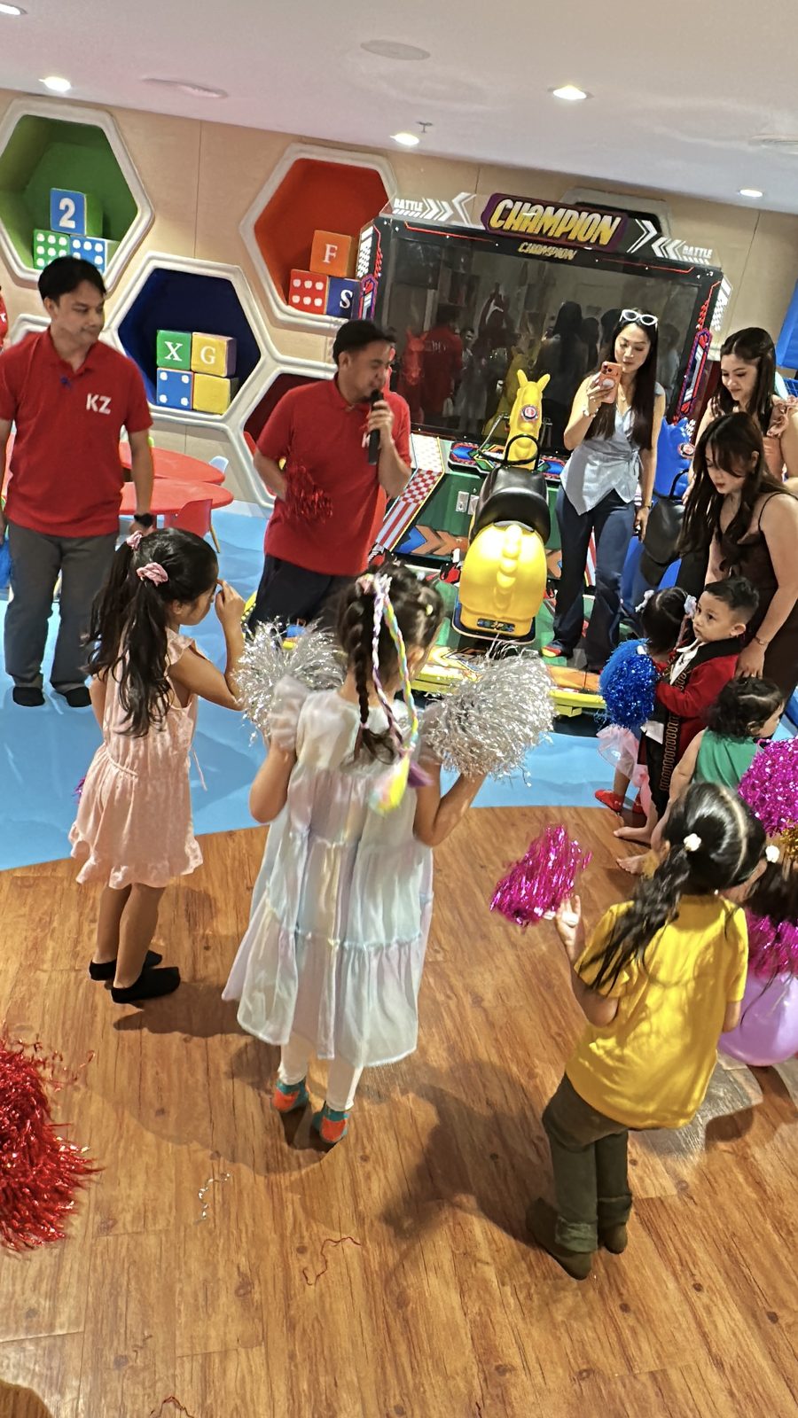Indoor birthday party setup at Kids Zone Dubai 12