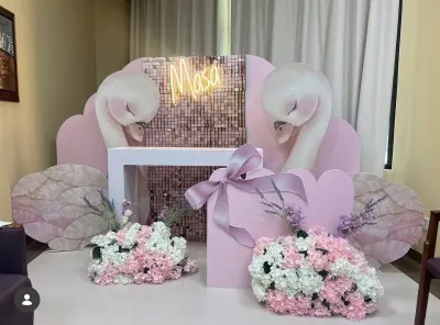 Outdoor birthday party Dubai setup 1