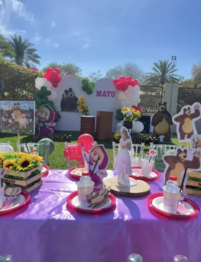 Villa birthday party setup Dubai 3