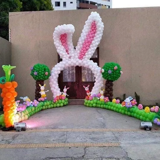 Easter party decoration by Kids Zone Dubai