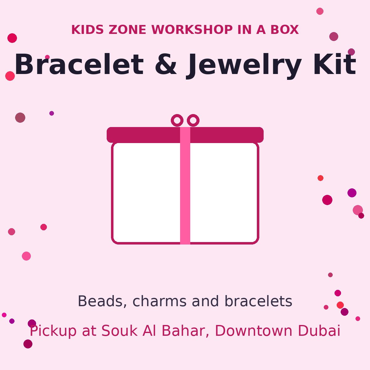 Bracelet & Jewelry Kit: bracelet making kit, jewelry making kit, bead kit for kids and friendship bracelets at Kids Zone Dubai