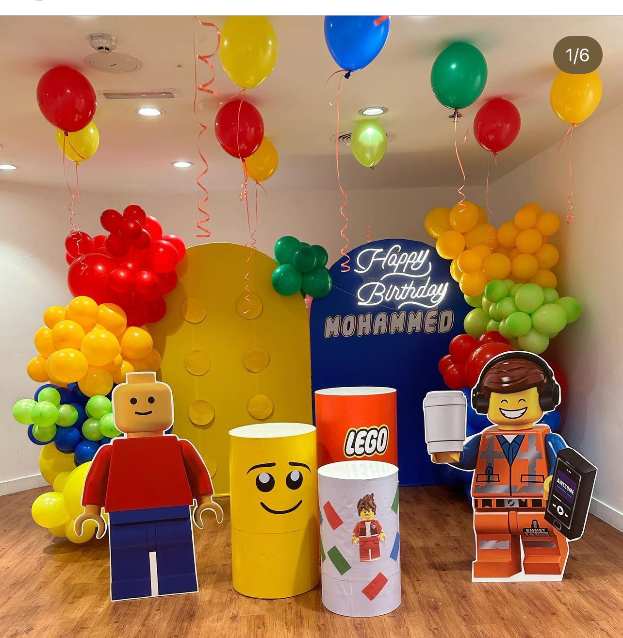 Lego theme birthday party Dubai
