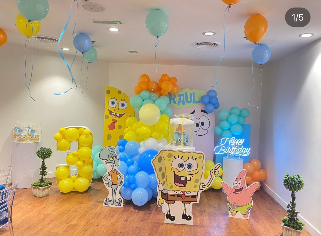 SpongeBob theme birthday party Dubai