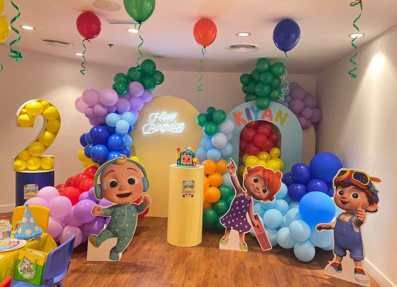 Cocomelon theme birthday party Dubai