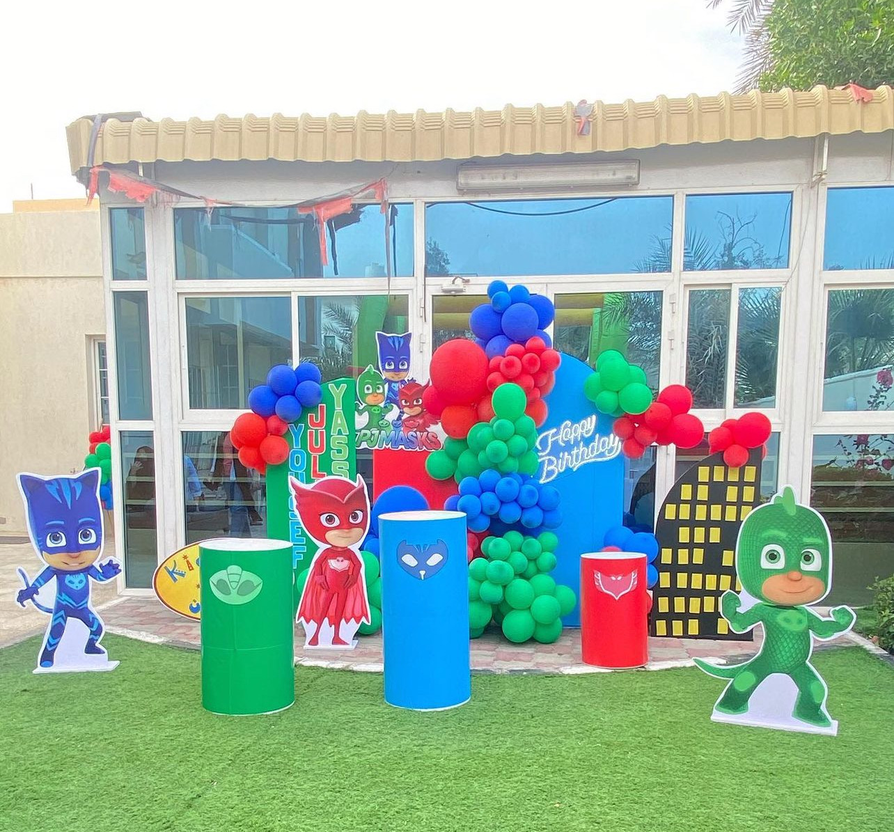 PJ Masks theme birthday party Dubai