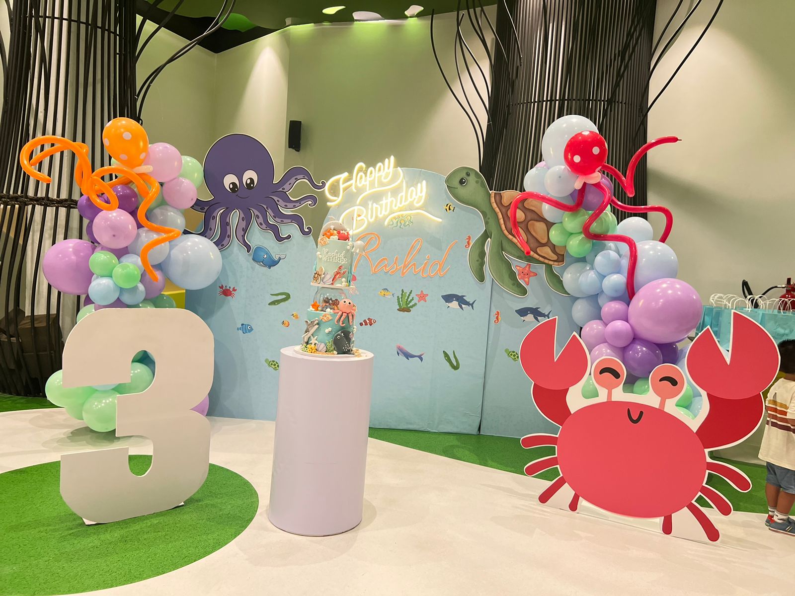 Under the Sea theme birthday party Dubai