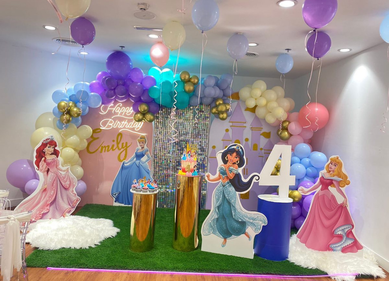 Princess theme birthday party Dubai