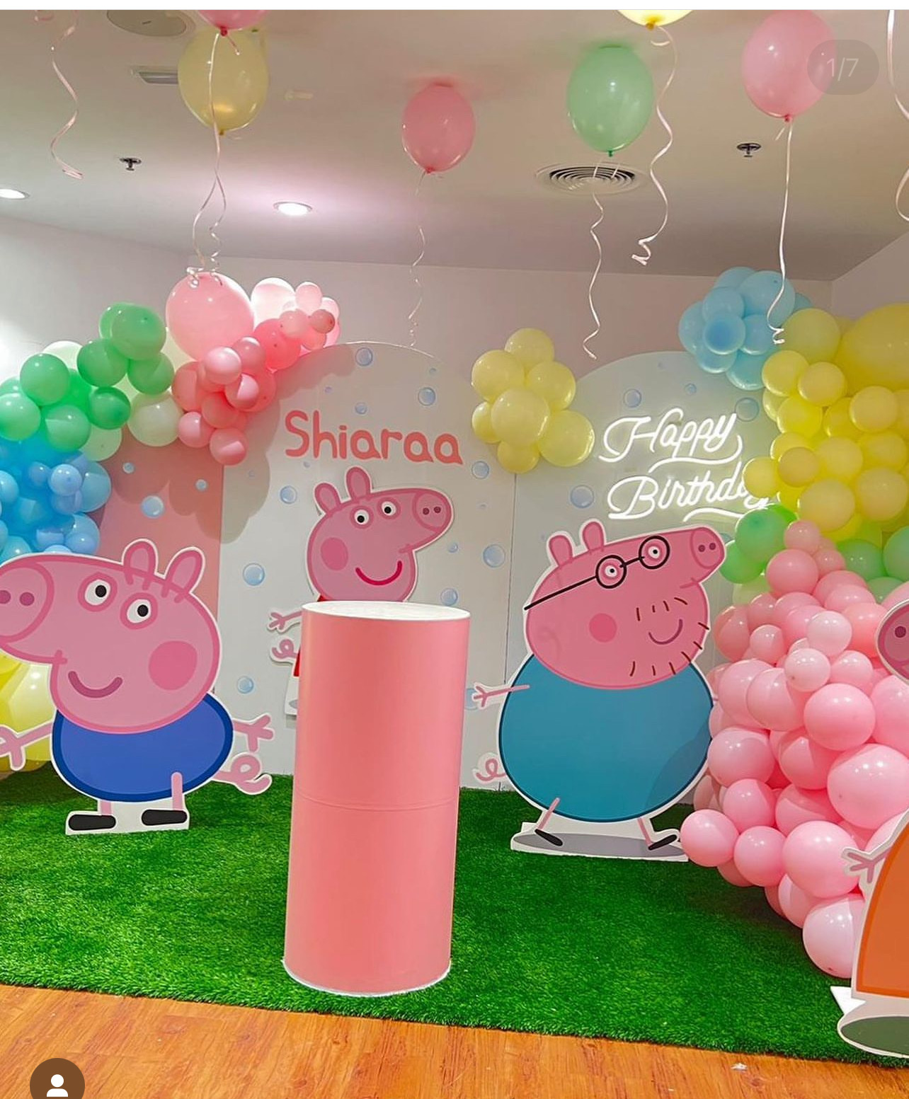 Peppa Pig theme birthday party Dubai