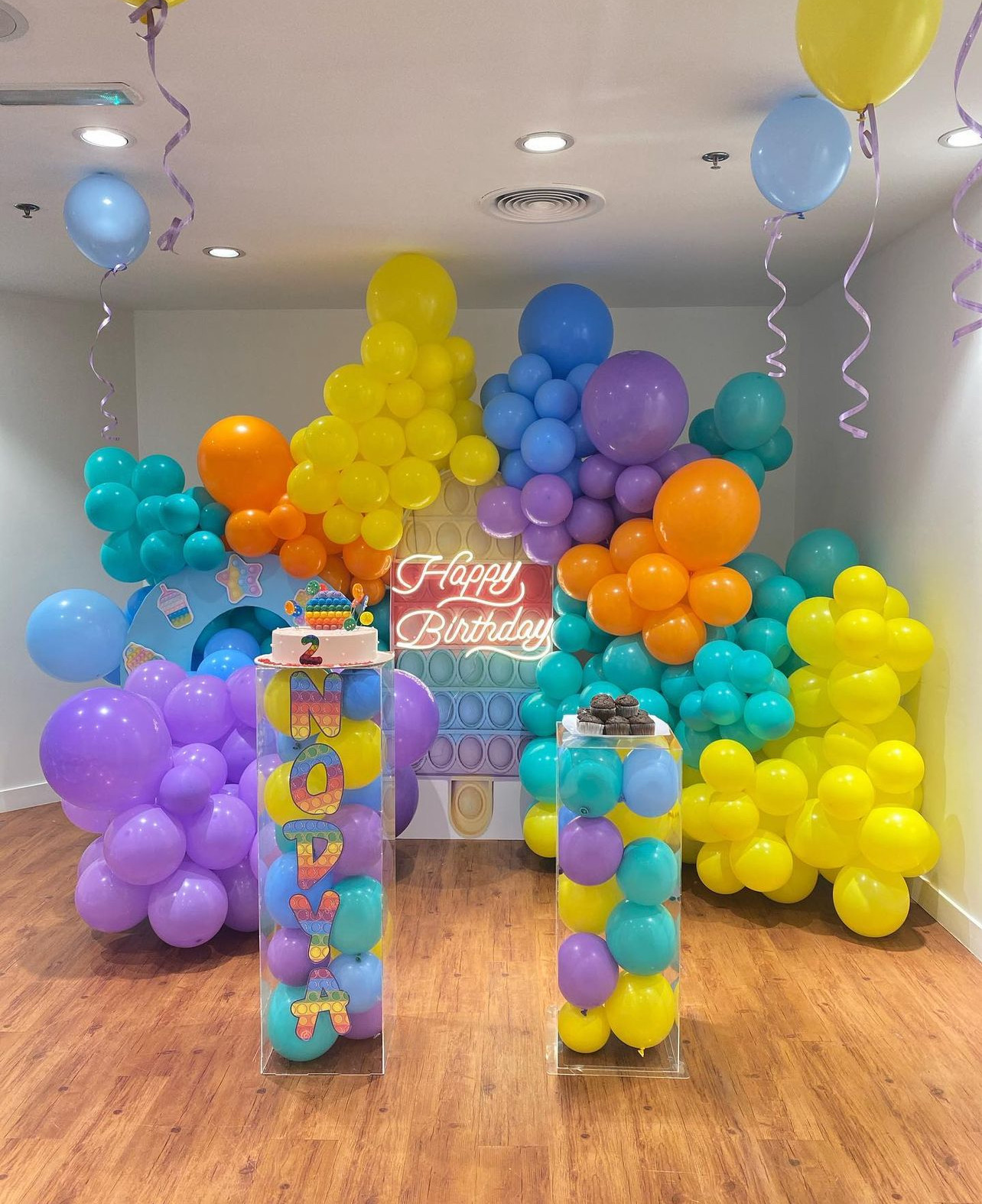 Pop It theme birthday party Dubai