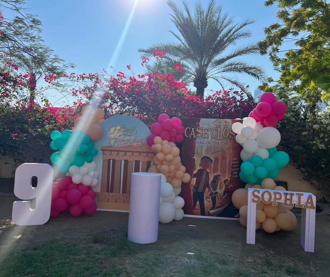 Case Closed theme birthday party Dubai
