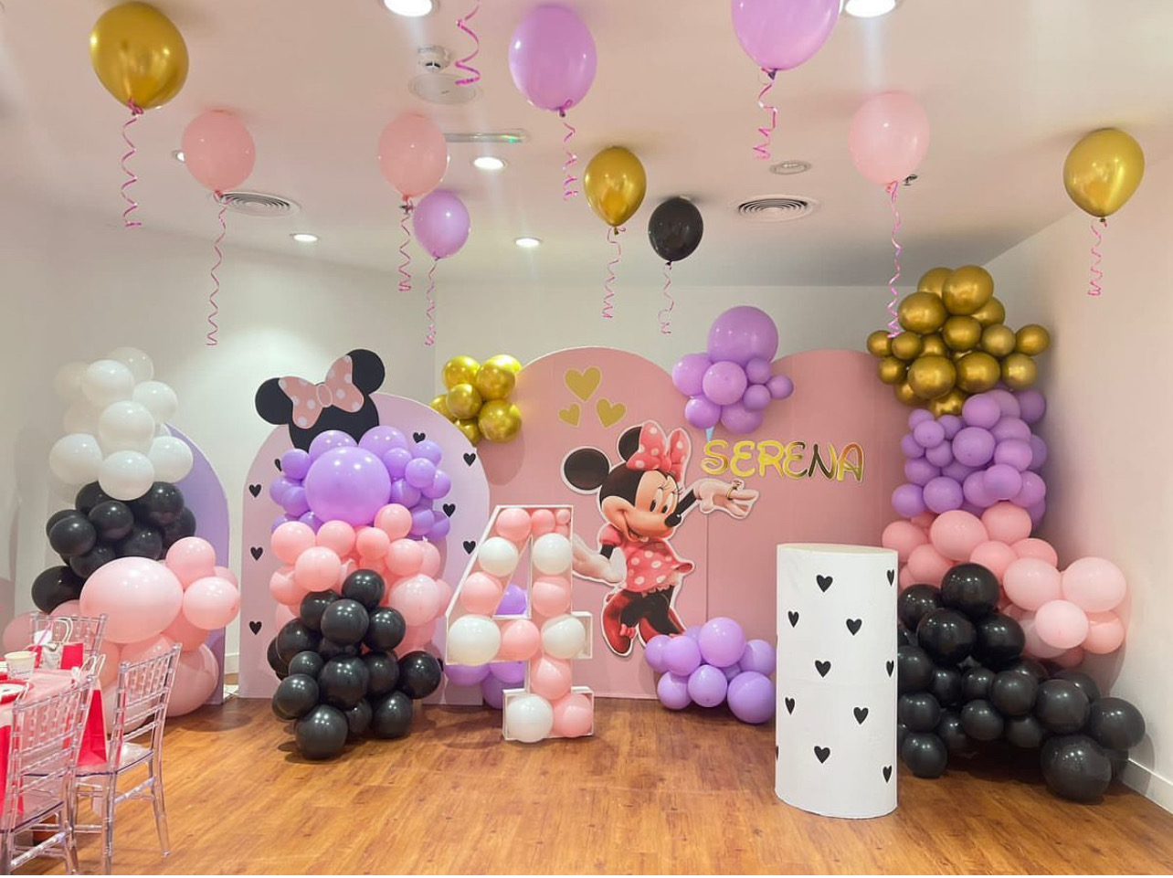 Minnie Mouse theme birthday party Dubai