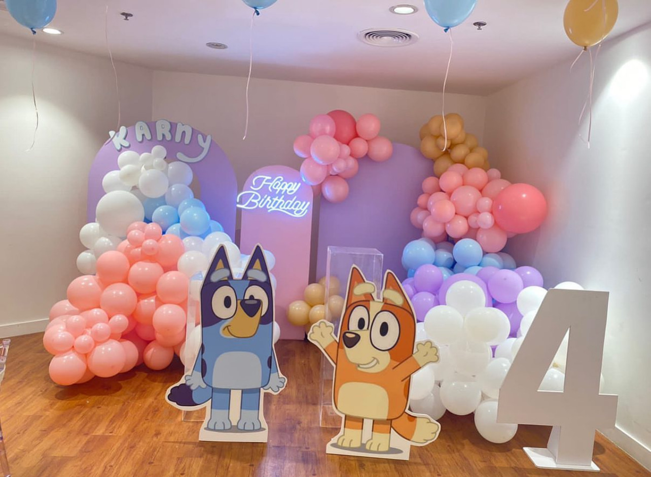 Bluey theme birthday party Dubai