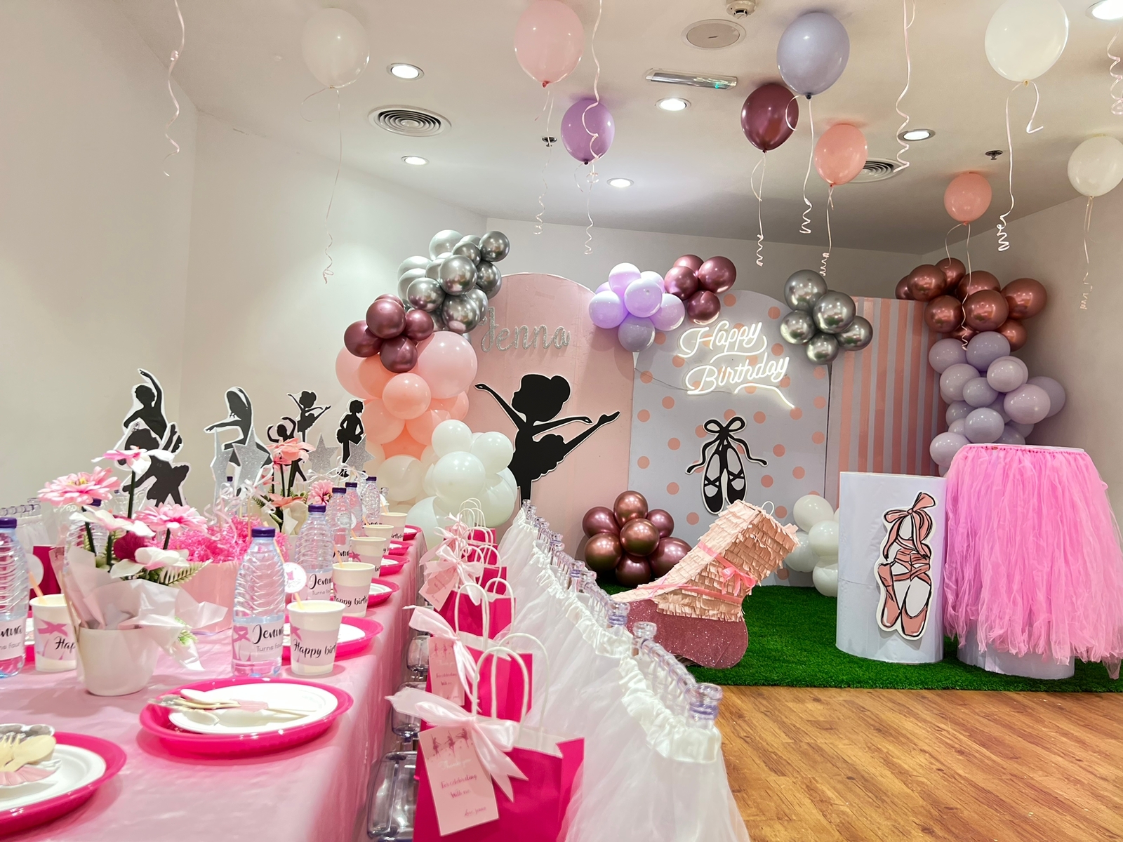 Ballerina theme birthday party at Kids Zone 1