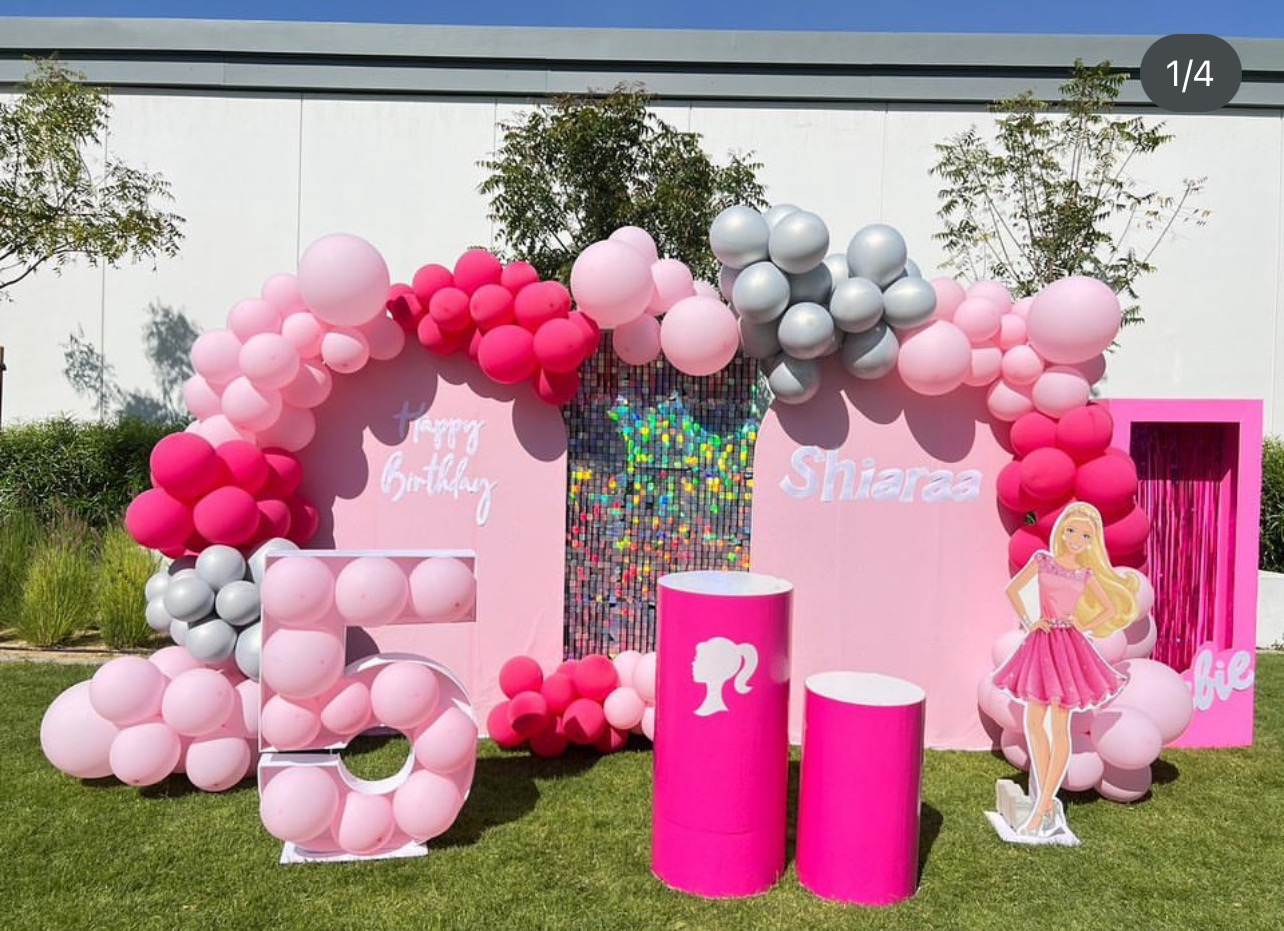 Barbie Dream Party theme birthday Dubai