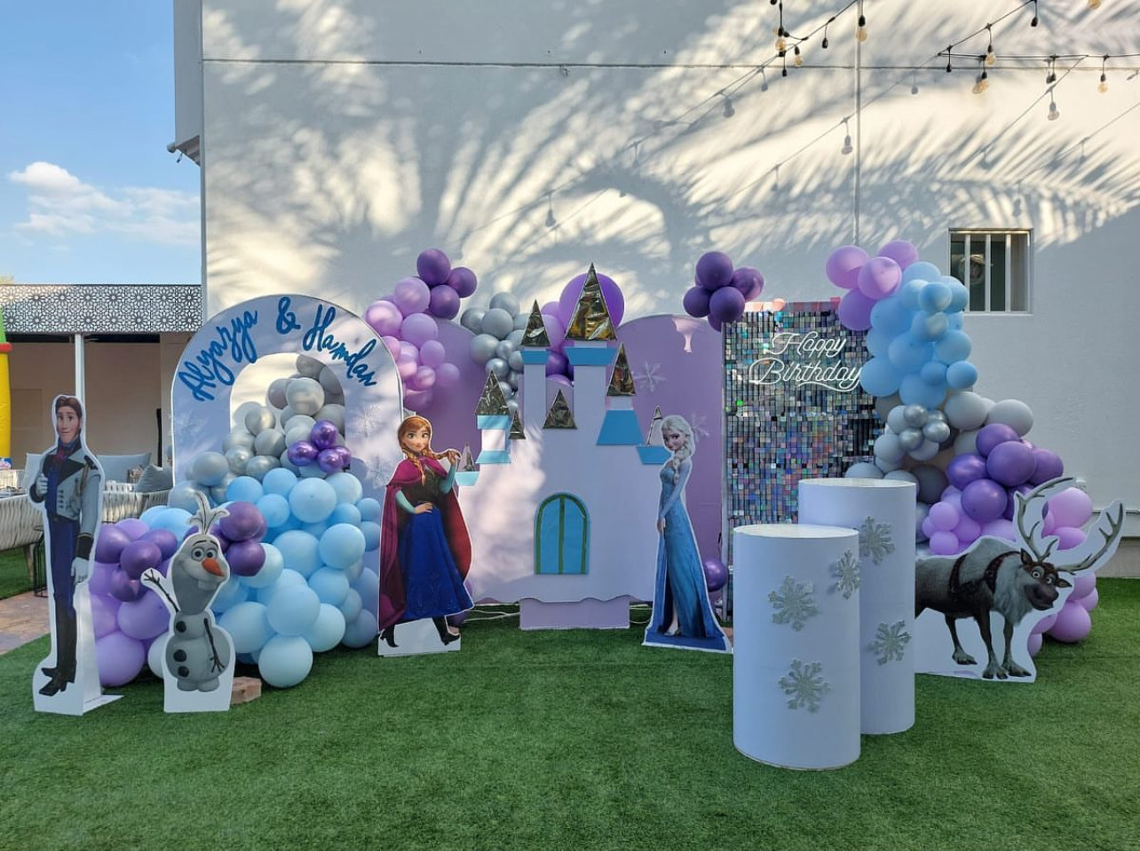 Frozen theme birthday party Dubai